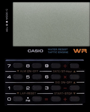 Casio データバンク風のapplewatch用壁紙 Weblog